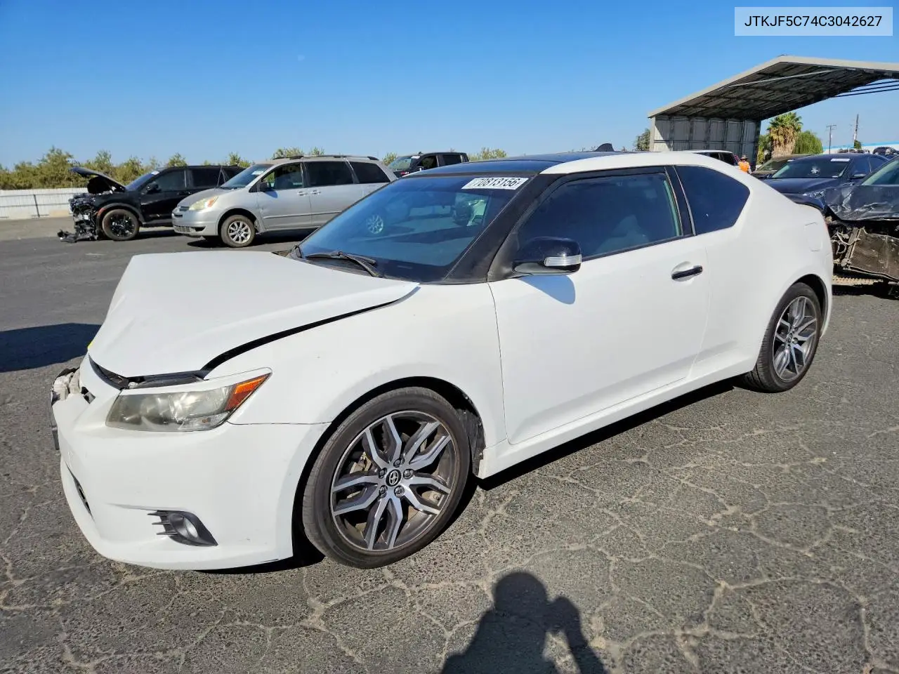 SCION TC 2012, VIN JTKJF5C74C3042627