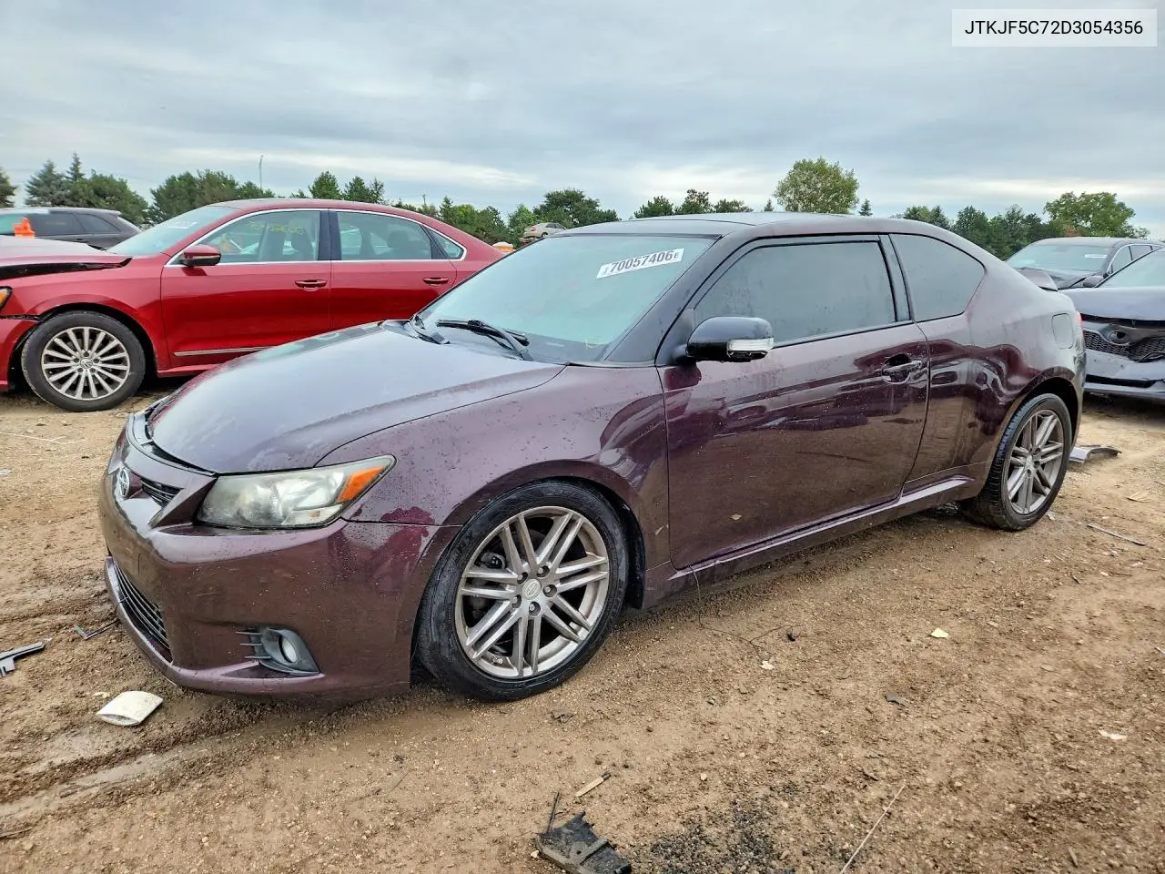 SCION TC 2013, VIN JTKJF5C72D3054356