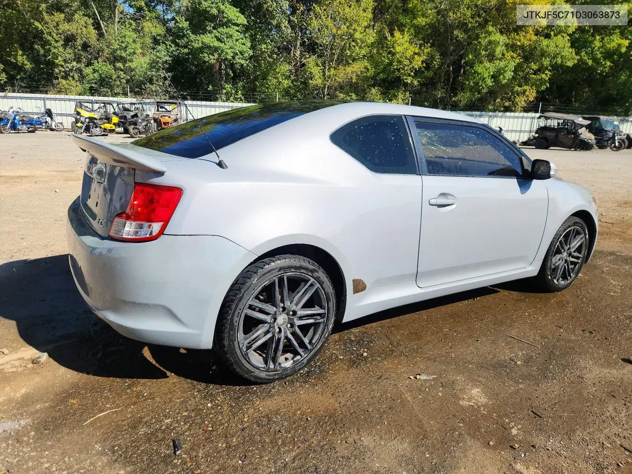 2013 SCION TC VIN JTKJF5C71D3063873 — фото 3