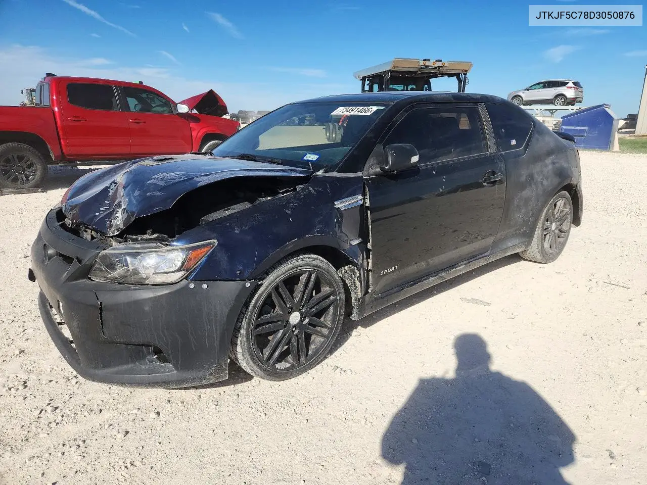 2013 SCION TC VIN JTKJF5C78D3050876 — фото 2