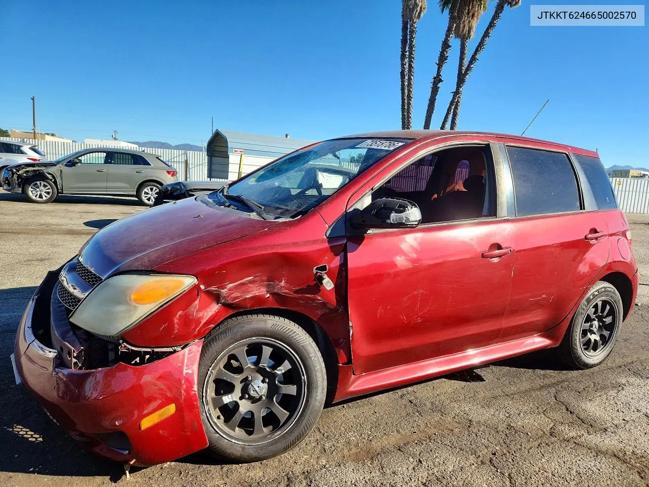 SCION XA 2006, VIN JTKKT624665002570