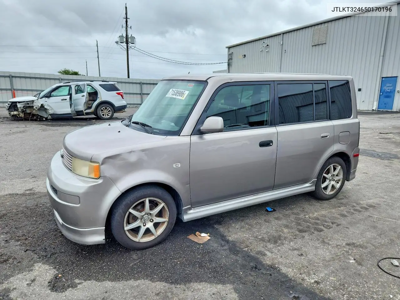 SCION XB 2005, VIN JTLKT324650170196