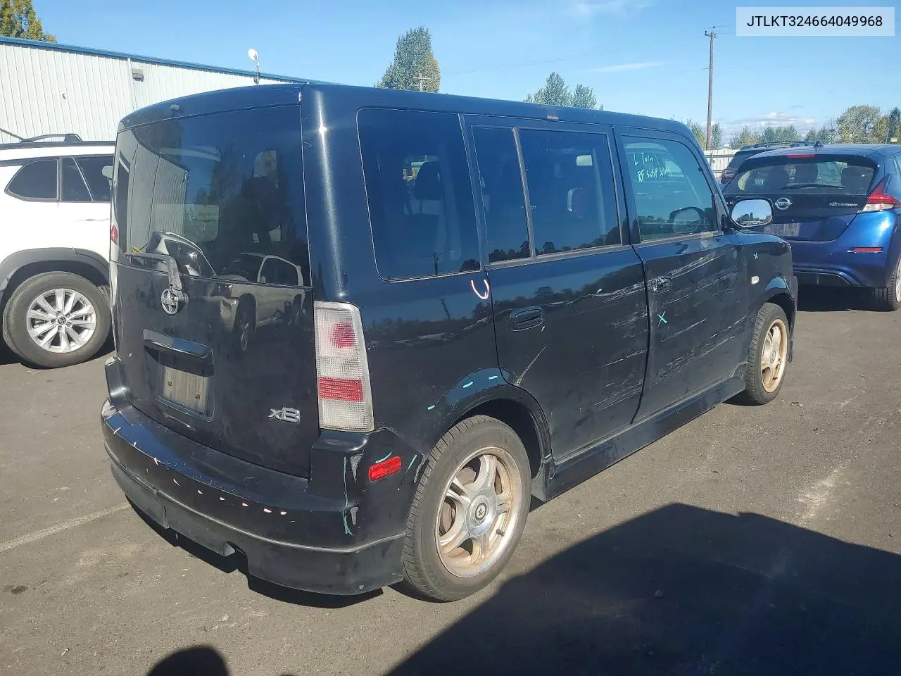 2006 SCION XB VIN JTLKT324664049968 — фото 3