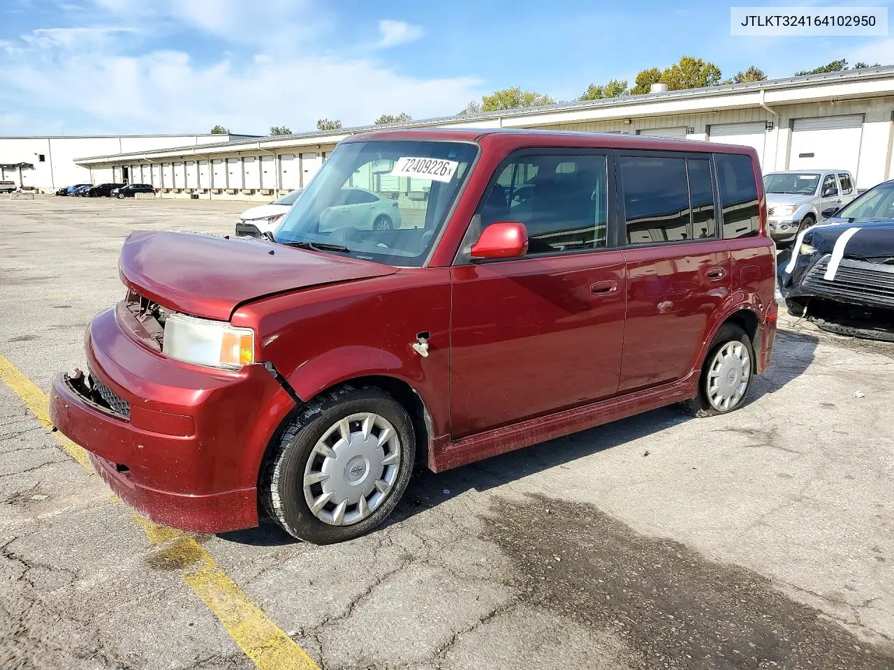 SCION XB 2006, VIN JTLKT324164102950
