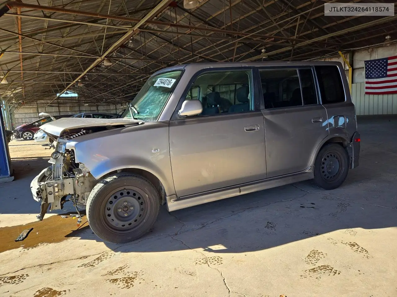 SCION XB 2006, VIN JTLKT324264118574