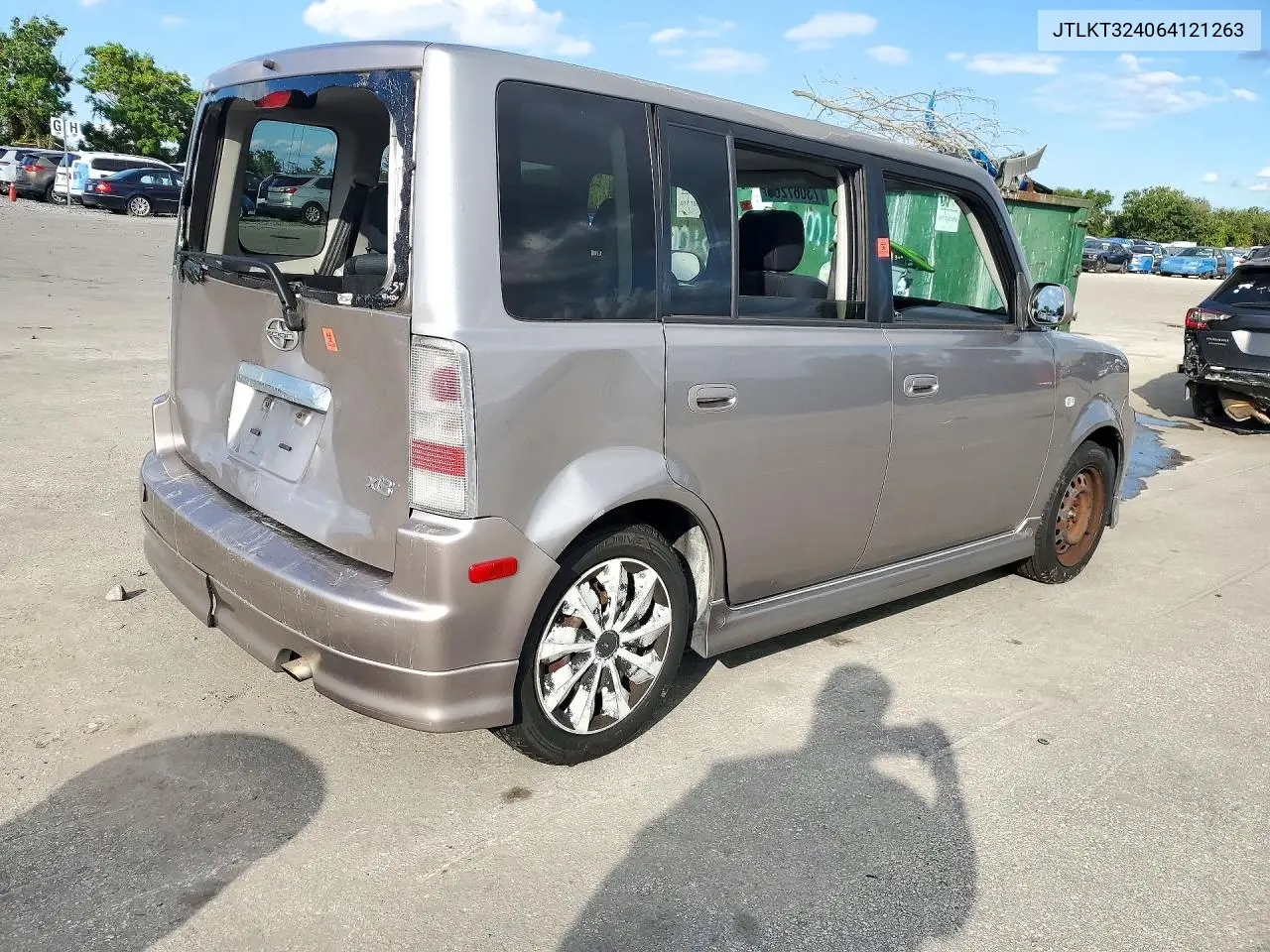 2006 SCION XB VIN JTLKT324064121263 — фото 3