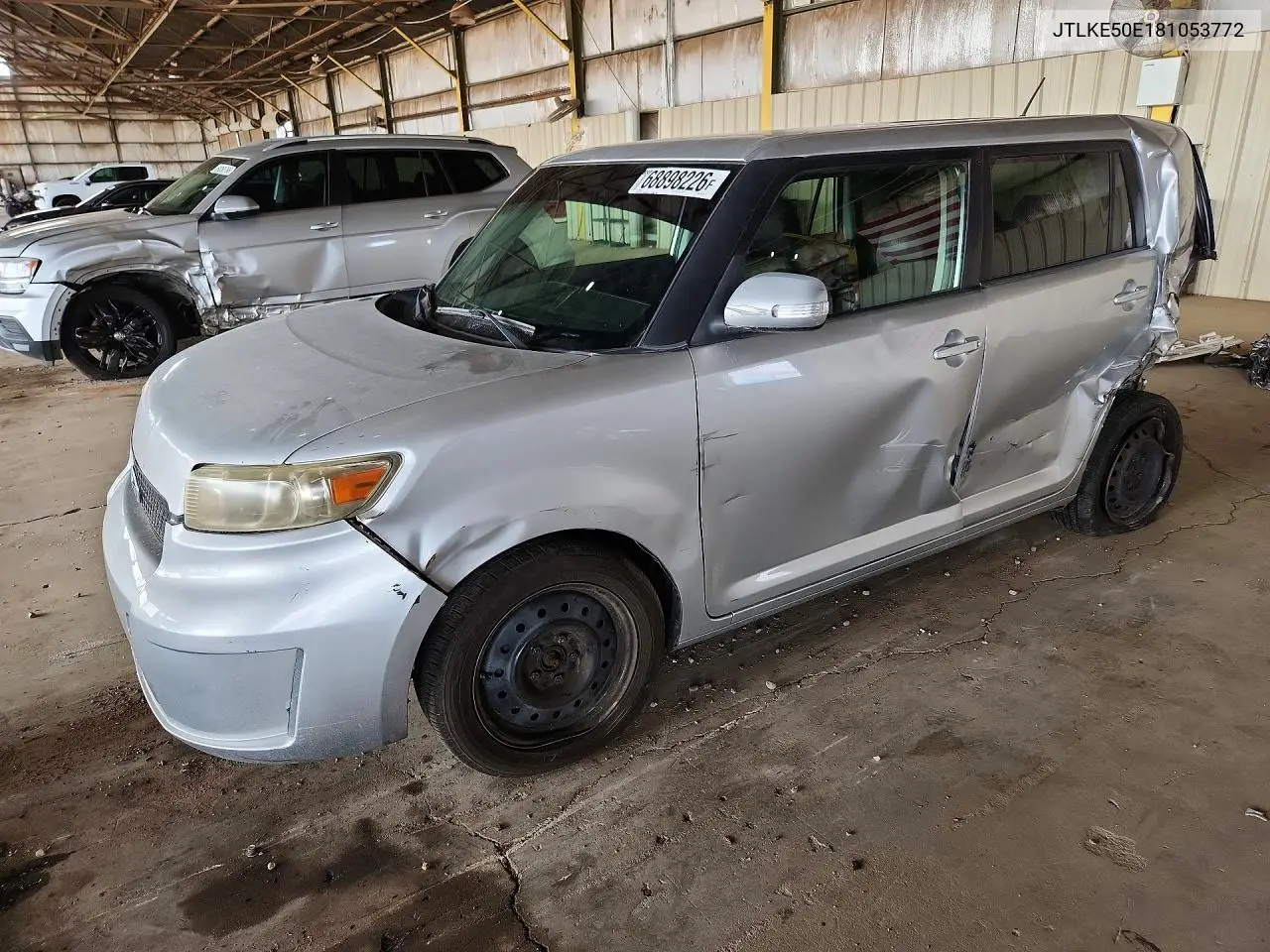 SCION XB 2008, VIN JTLKE50E181053772