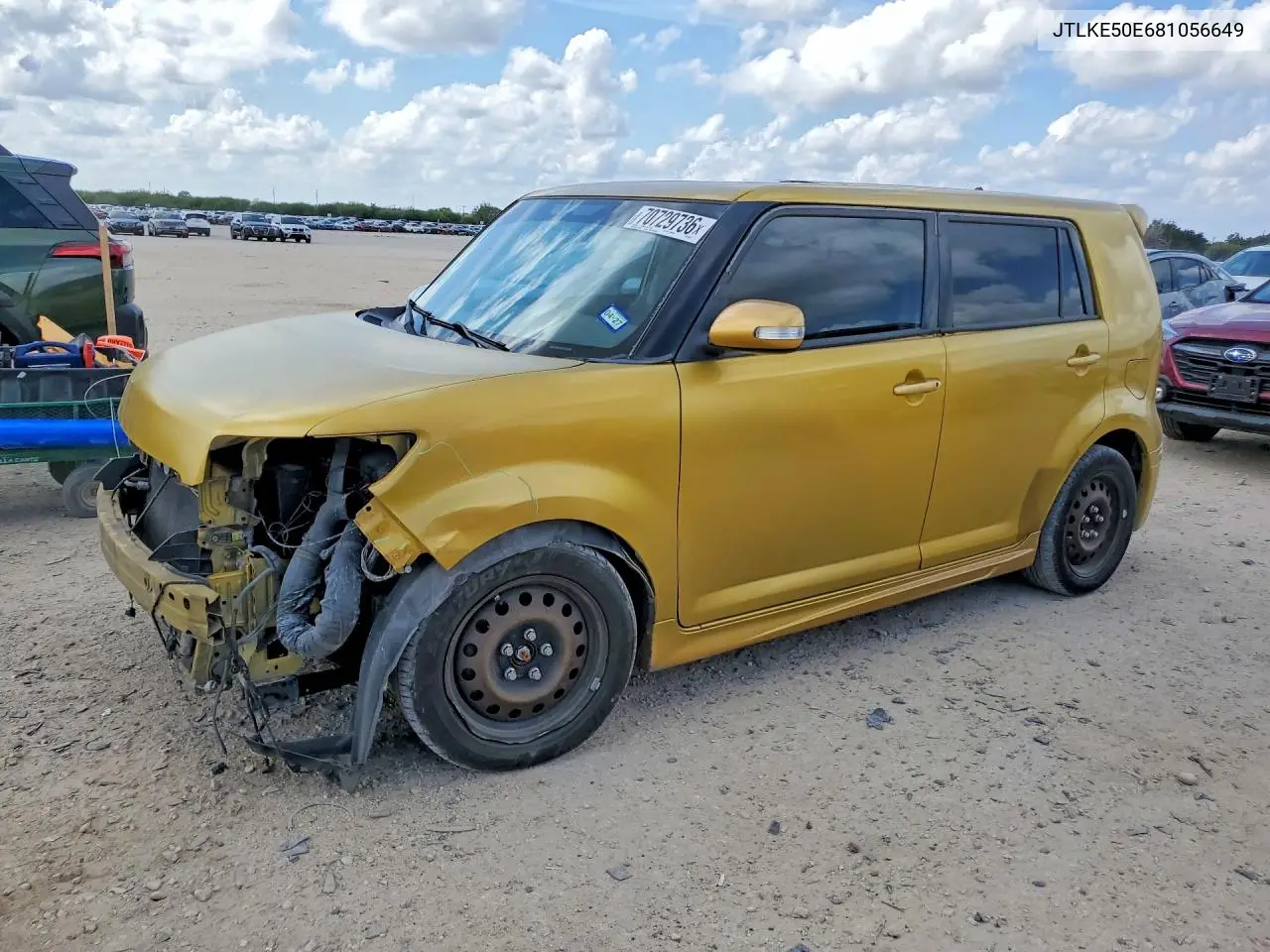 SCION XB 2008, VIN JTLKE50E681056649
