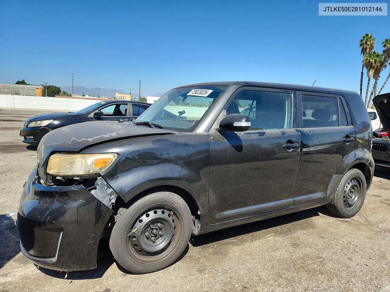 SCION XB 2008, VIN JTLKE50E281012146