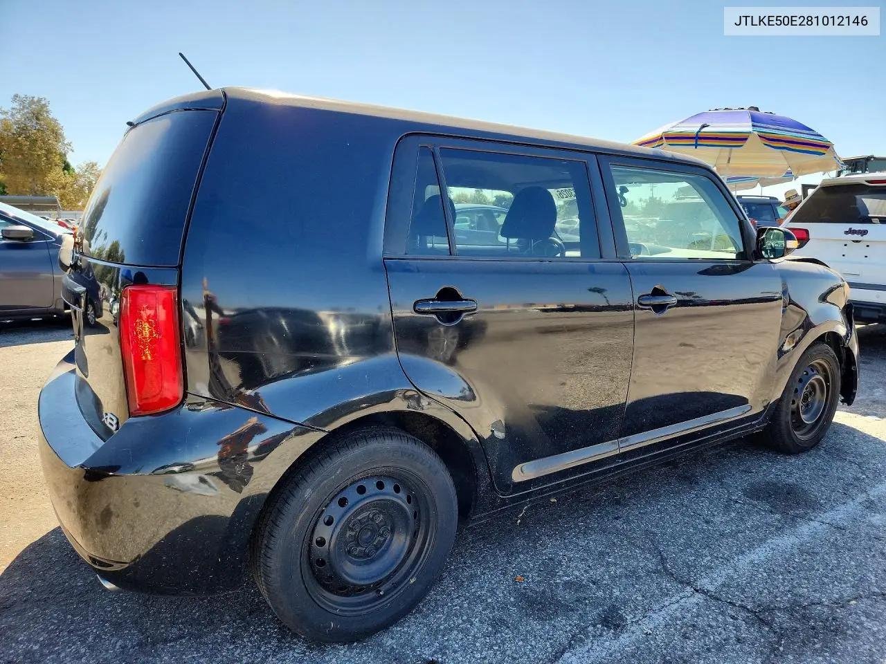2008 SCION XB VIN JTLKE50E281012146 — фото 3