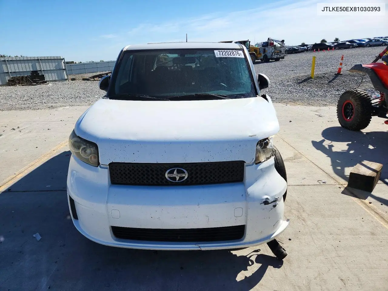 2008 SCION XB VIN JTLKE50EX81030393 — фото 5