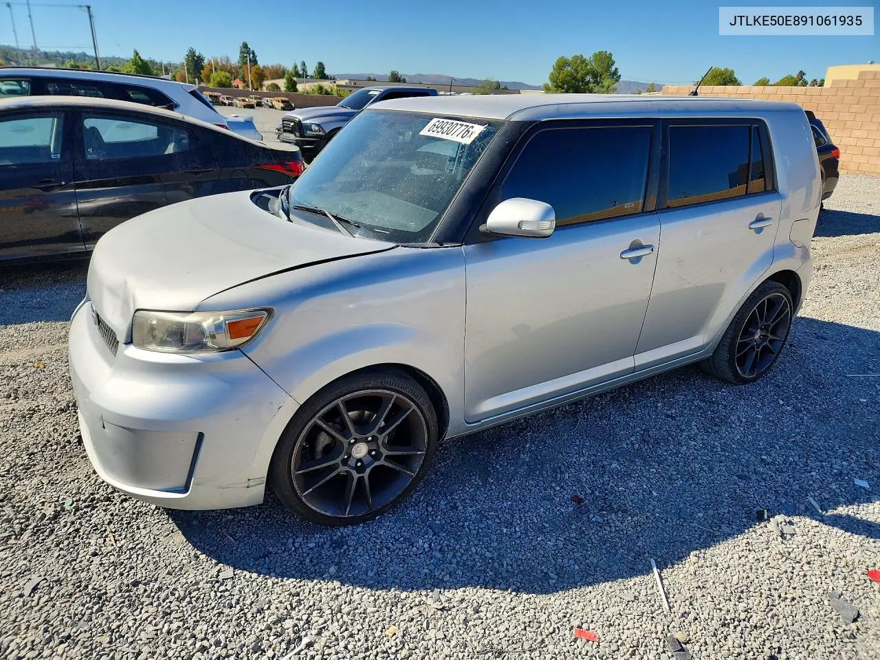 SCION XB 2009, VIN JTLKE50E891061935