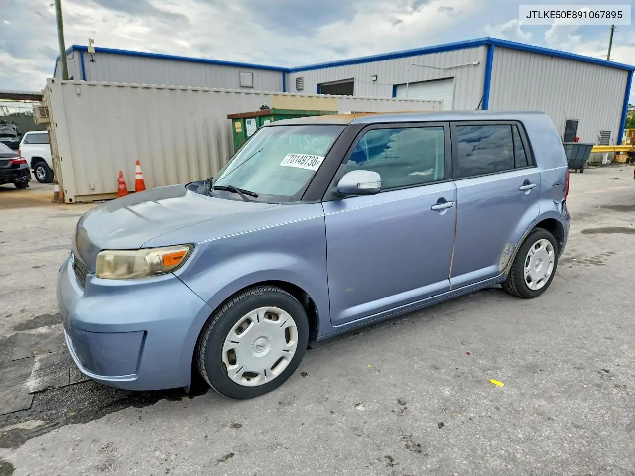 2009 SCION XB VIN JTLKE50E891067895 — фото 2