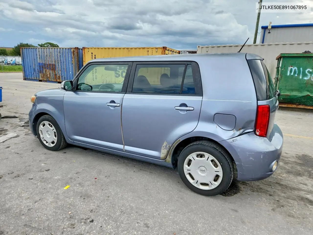 2009 SCION XB VIN JTLKE50E891067895 — фото 3