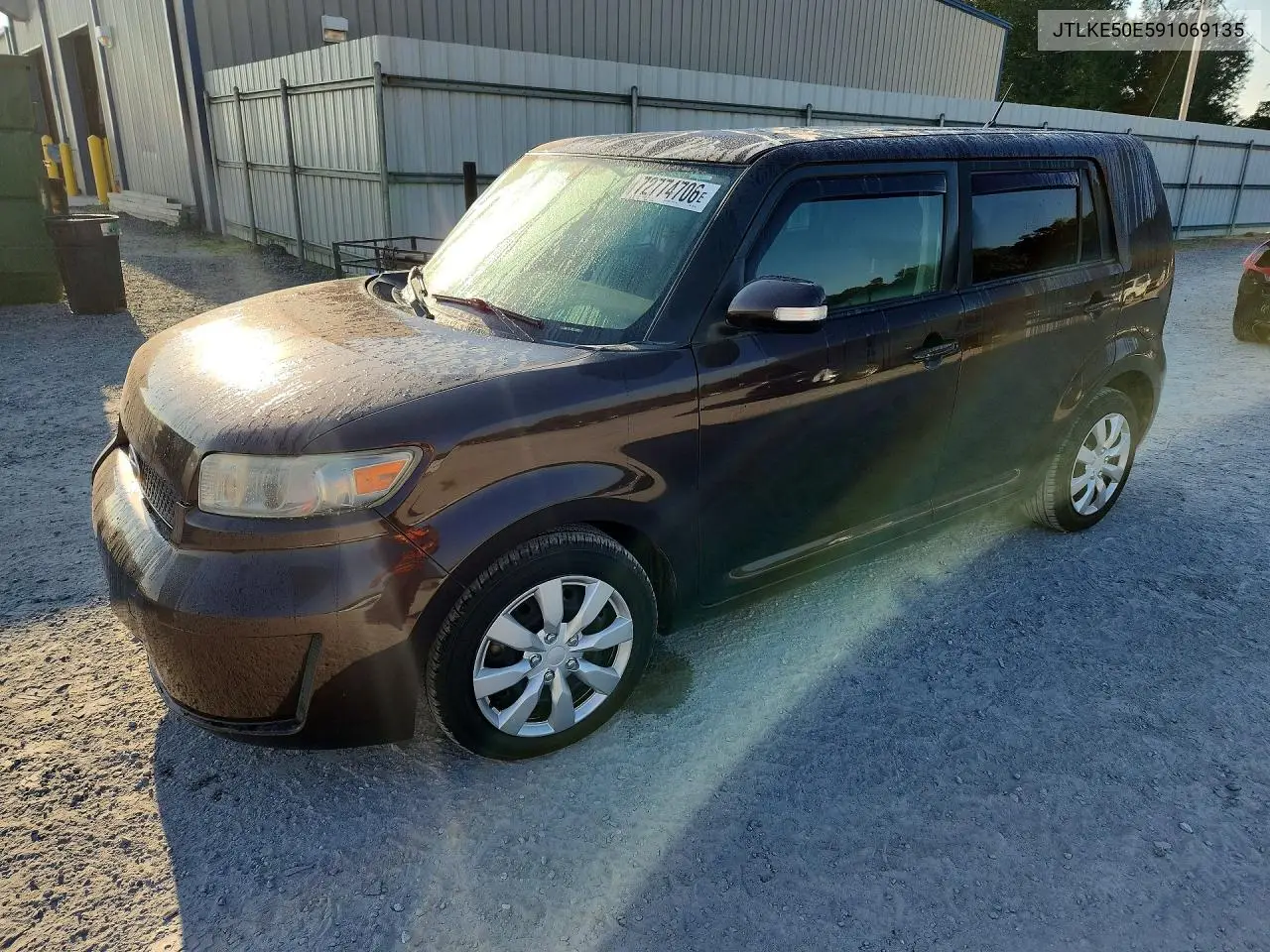 SCION XB 2009, VIN JTLKE50E591069135