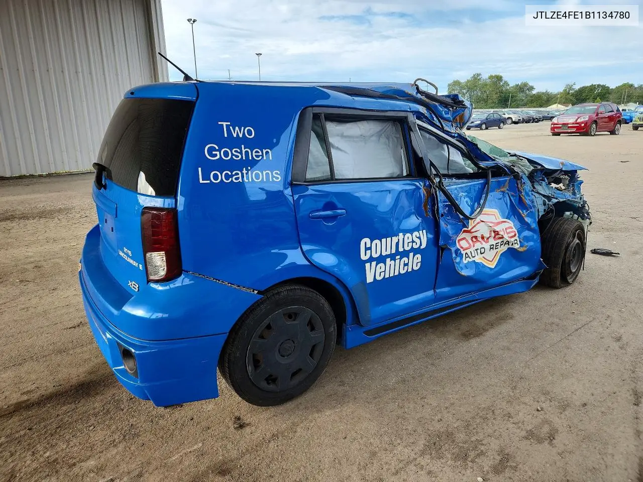 2011 SCION XB VIN JTLZE4FE1B1134780 — фото 3