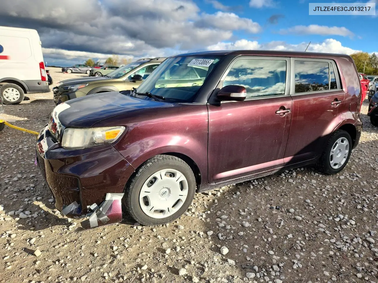SCION XB 2012, VIN JTLZE4FE3CJ013217