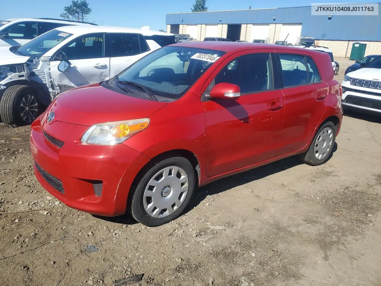 SCION XD 2008, VIN JTKKU10408J011763
