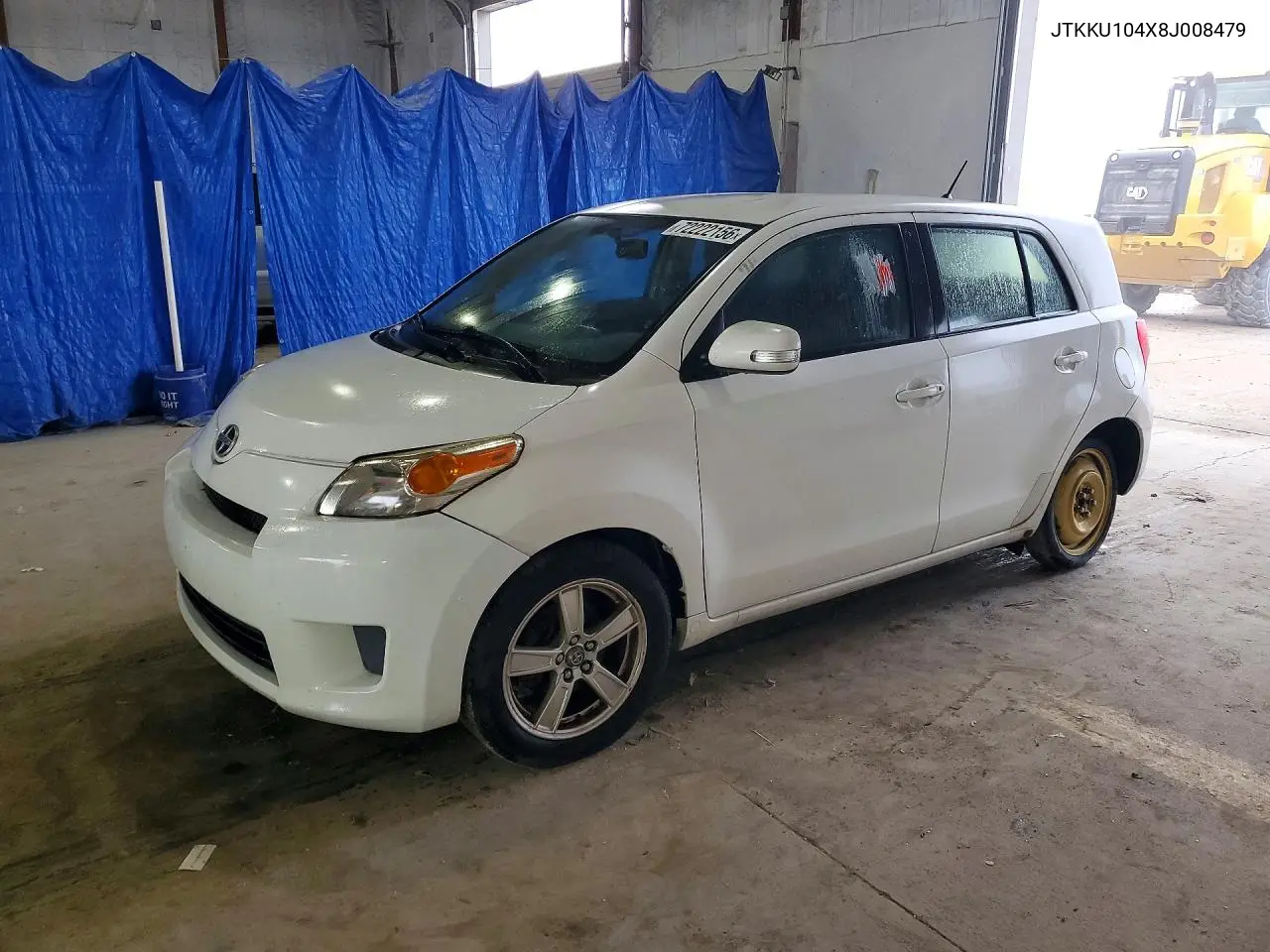 SCION XD 2008, VIN JTKKU104X8J008479