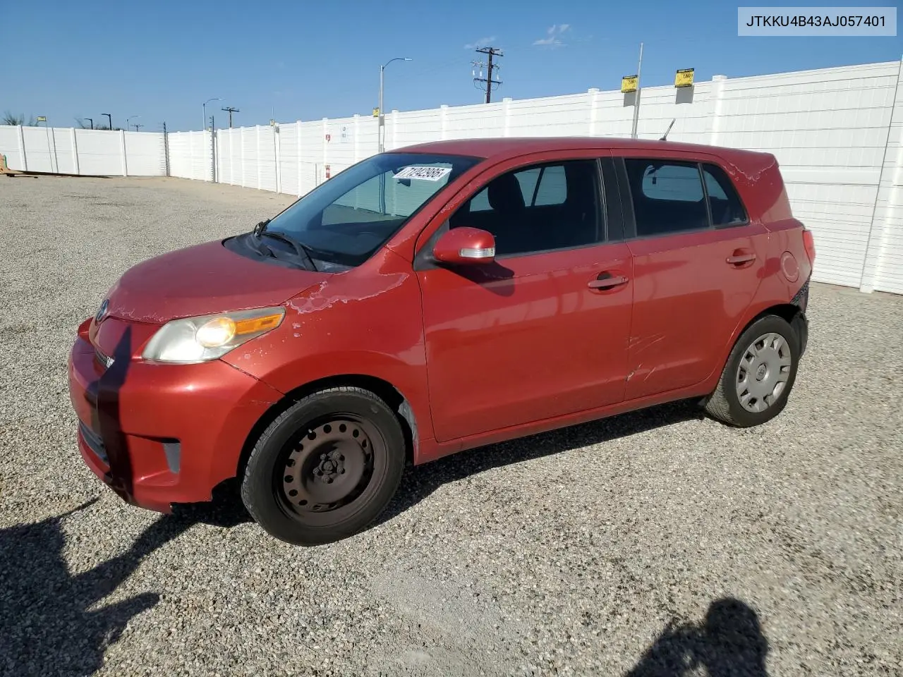 SCION XD 2010, VIN JTKKU4B43AJ057401