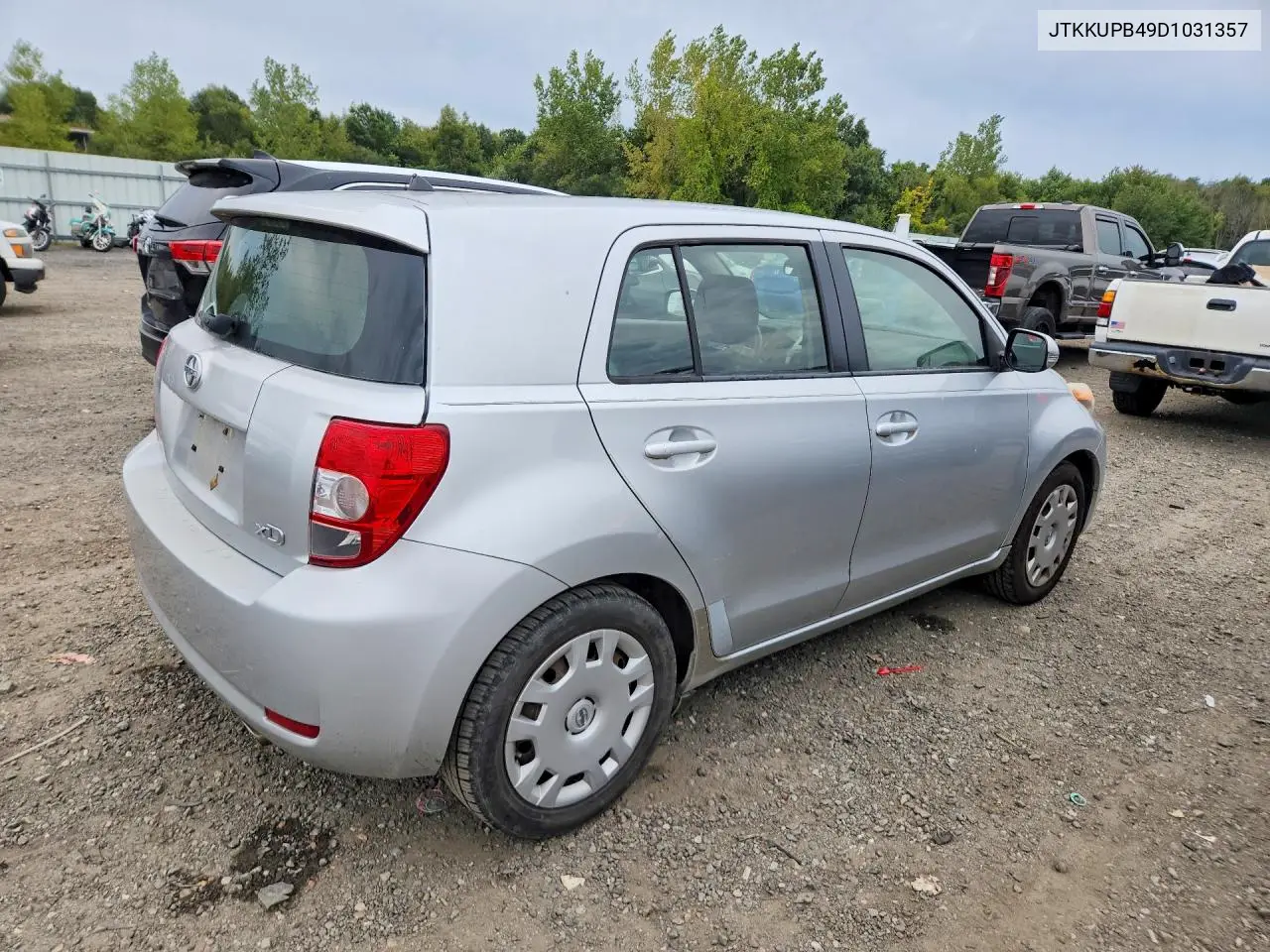 2013 SCION XD VIN JTKKUPB49D1031357 — фото 3