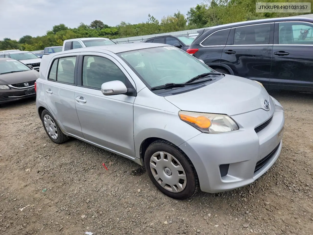 2013 SCION XD VIN JTKKUPB49D1031357 — фото 4