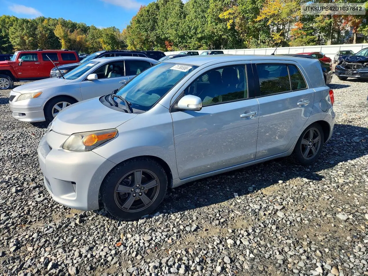 SCION XD 2013, VIN JTKKUPB42D1037842