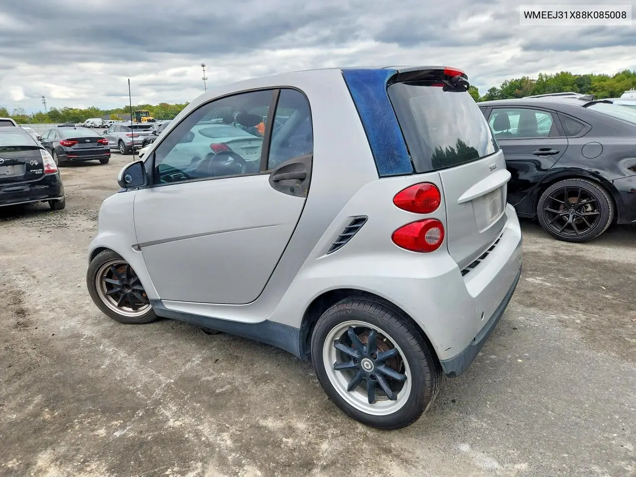 2008 SMART FORTWO VIN WMEEJ31X88K085008 — фото 2