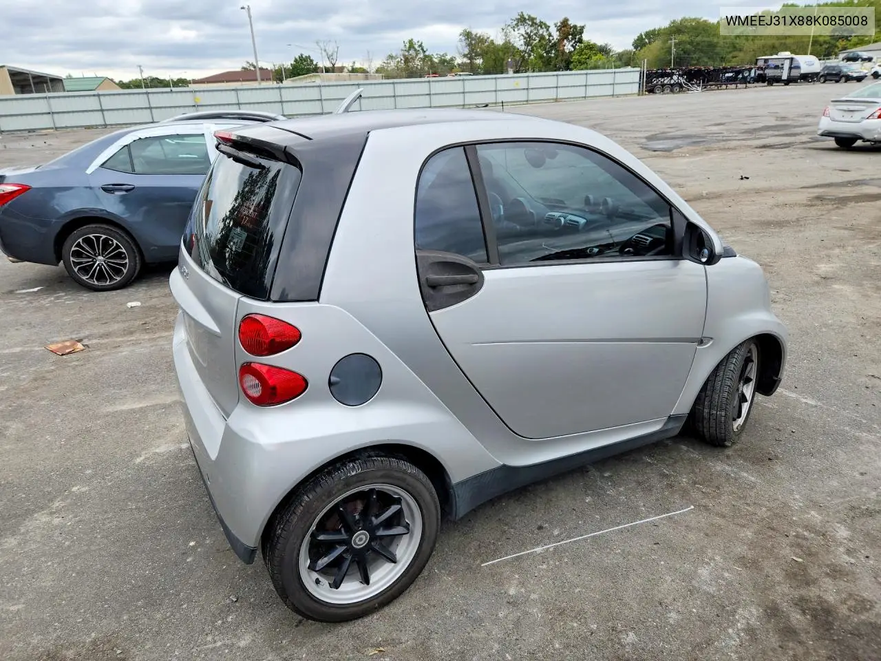 2008 SMART FORTWO VIN WMEEJ31X88K085008 — фото 3