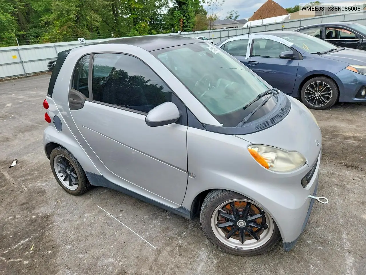 2008 SMART FORTWO VIN WMEEJ31X88K085008 — фото 4