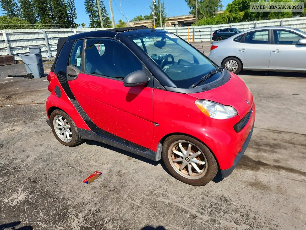 2010 SMART FORTWO VIN WMEEK3BA5AK380953 — фото 4
