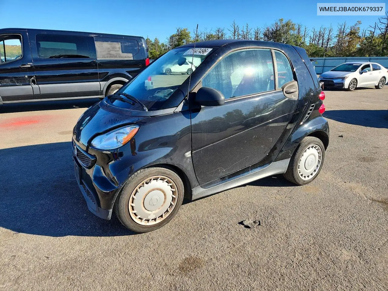 SMART FORTWO 2013, VIN WMEEJ3BA0DK679337