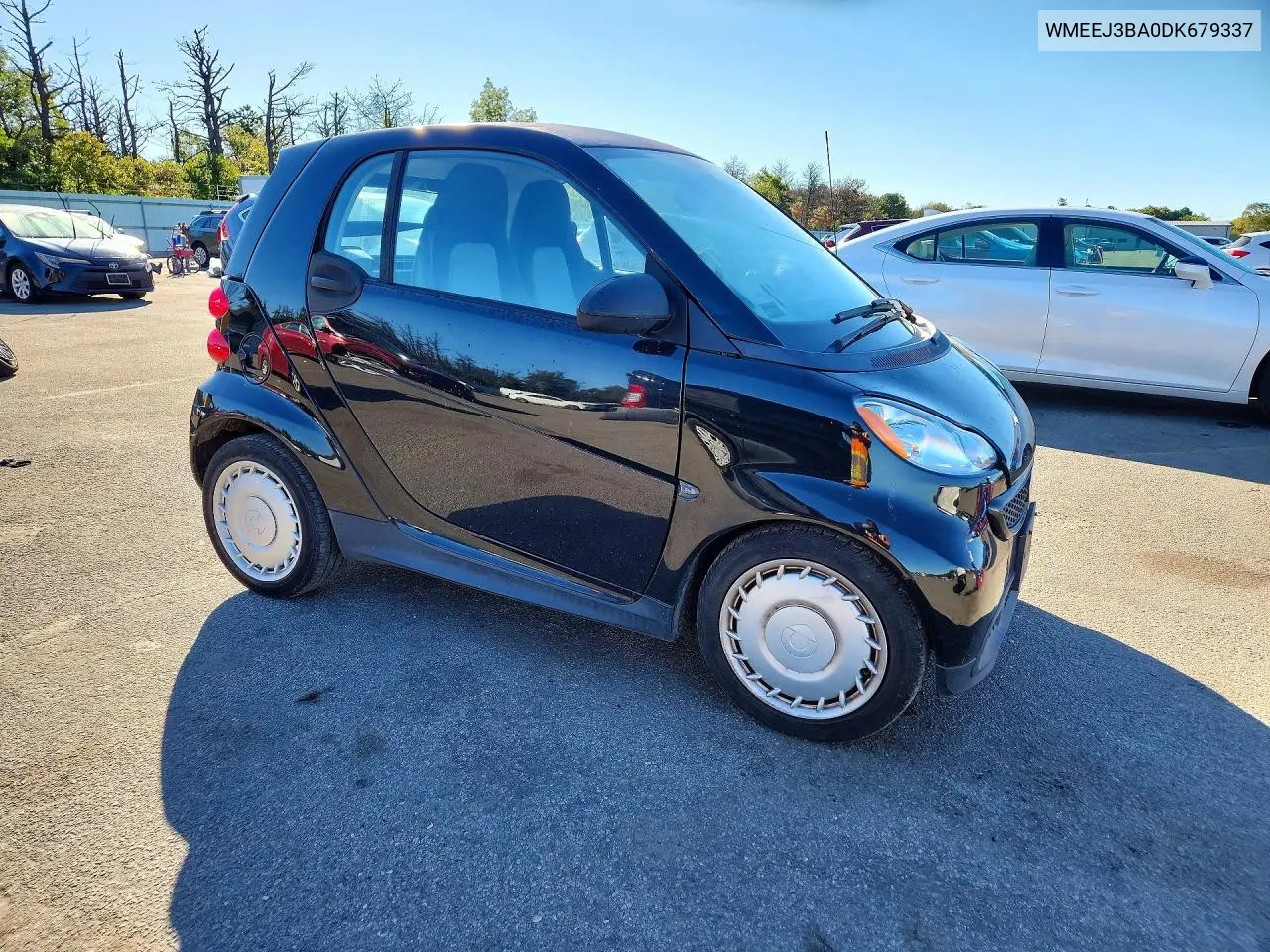 2013 SMART FORTWO VIN WMEEJ3BA0DK679337 — фото 4
