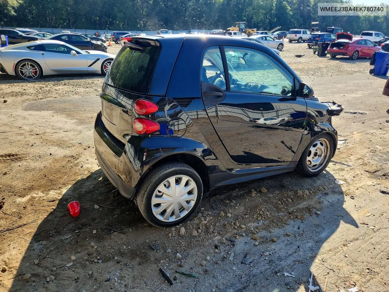 2014 SMART FORTWO VIN WMEEJ3BA4EK780740 — фото 3