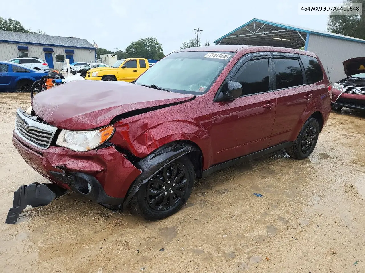 SUBARU N/A 2009, VIN 454WX9GD7A4400548