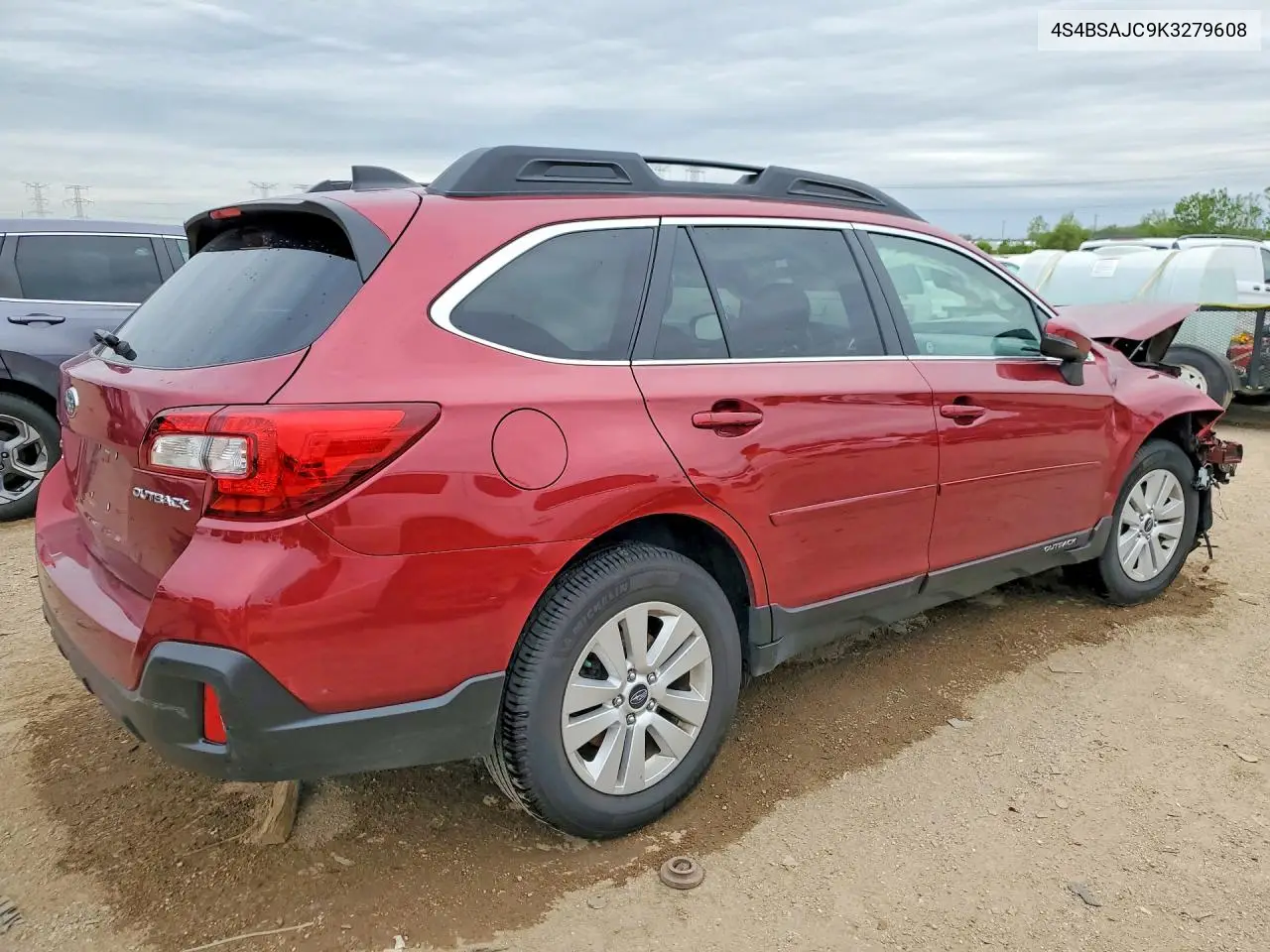 2019 SUBARU LEGACY VIN 4S4BSAHC1K3279608 — фото 3