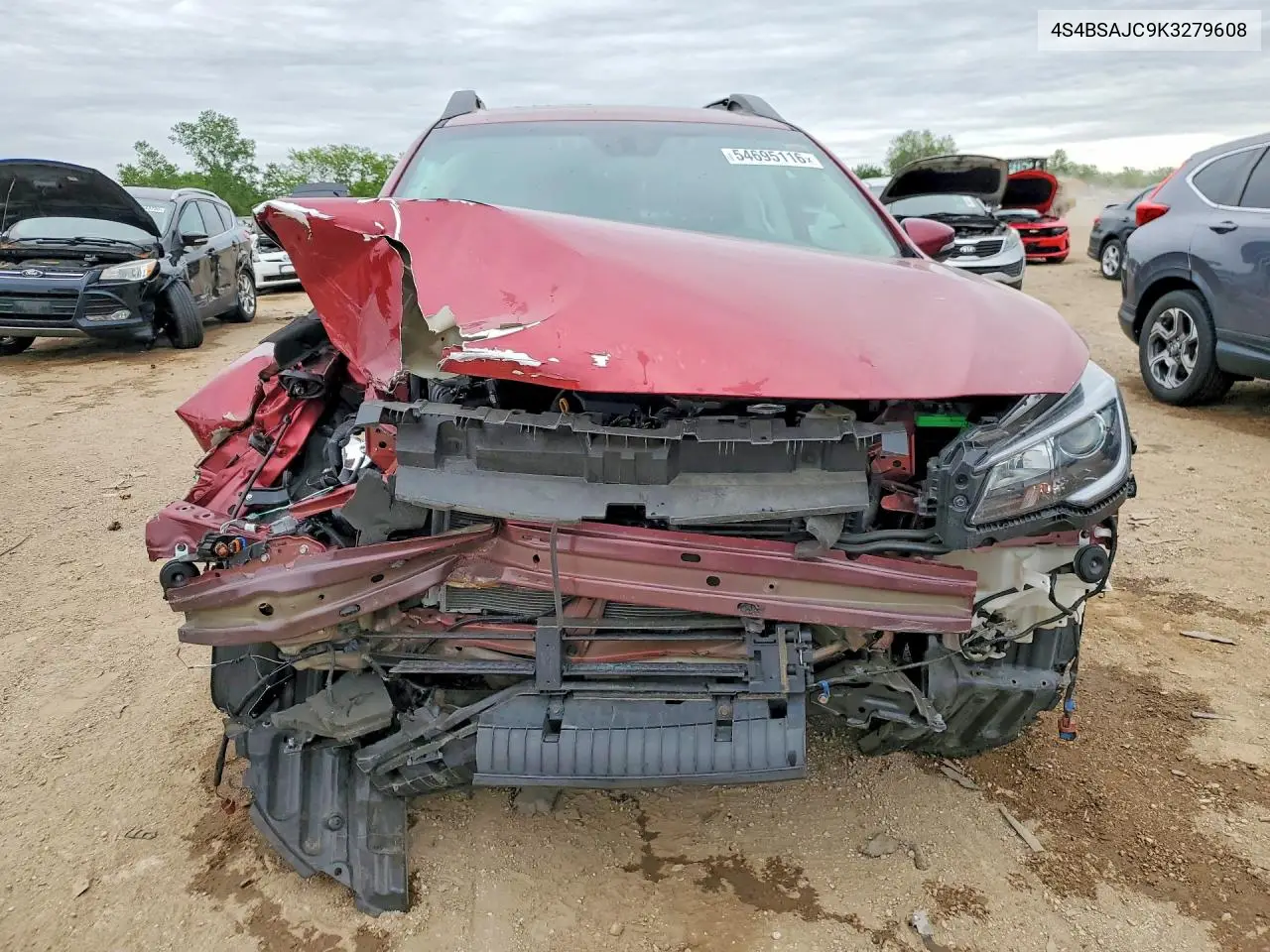 2019 SUBARU LEGACY VIN 4S4BSAHC1K3279608 — фото 5
