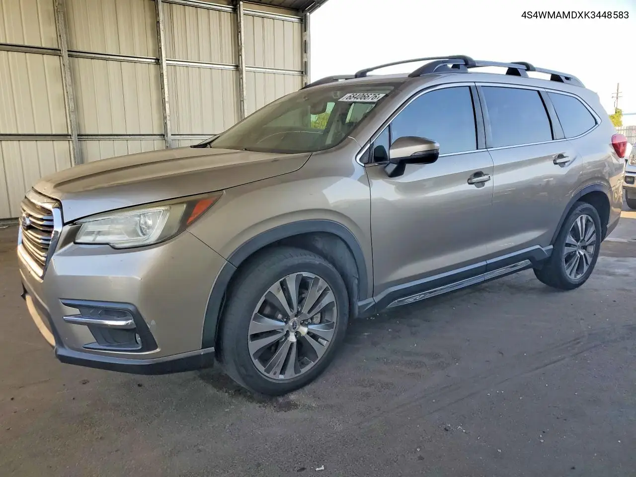 SUBARU ASCENT 2019, VIN 4S4WMAMDXK3448583