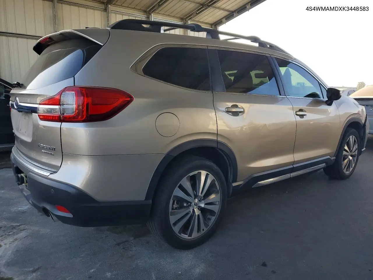 2019 SUBARU ASCENT VIN 4S4WMAMDXK3448583 — фото 3