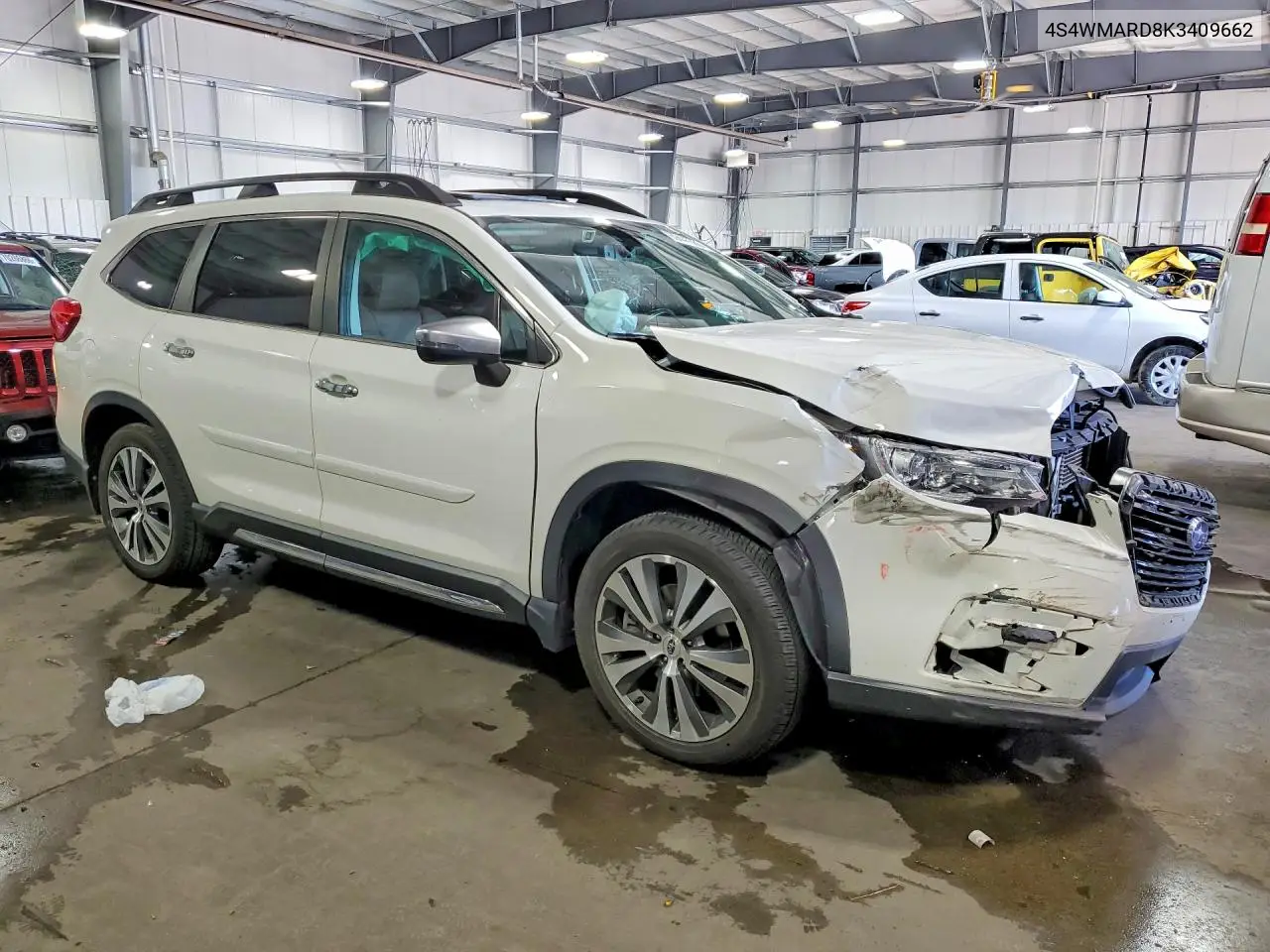 2019 SUBARU ASCENT VIN 4S4WMARD8K3409662 — фото 4