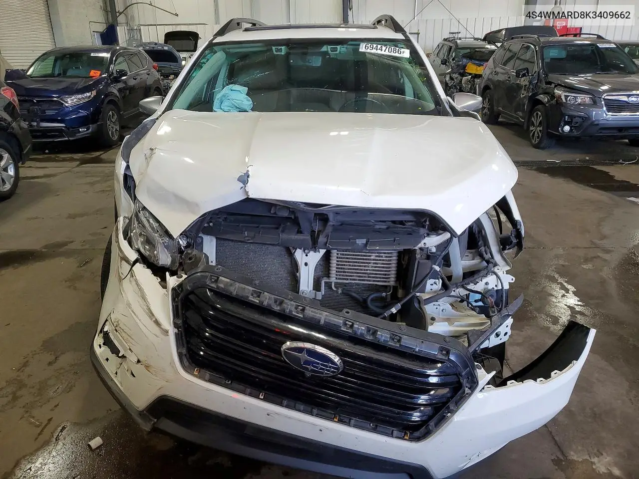 2019 SUBARU ASCENT VIN 4S4WMARD8K3409662 — фото 5