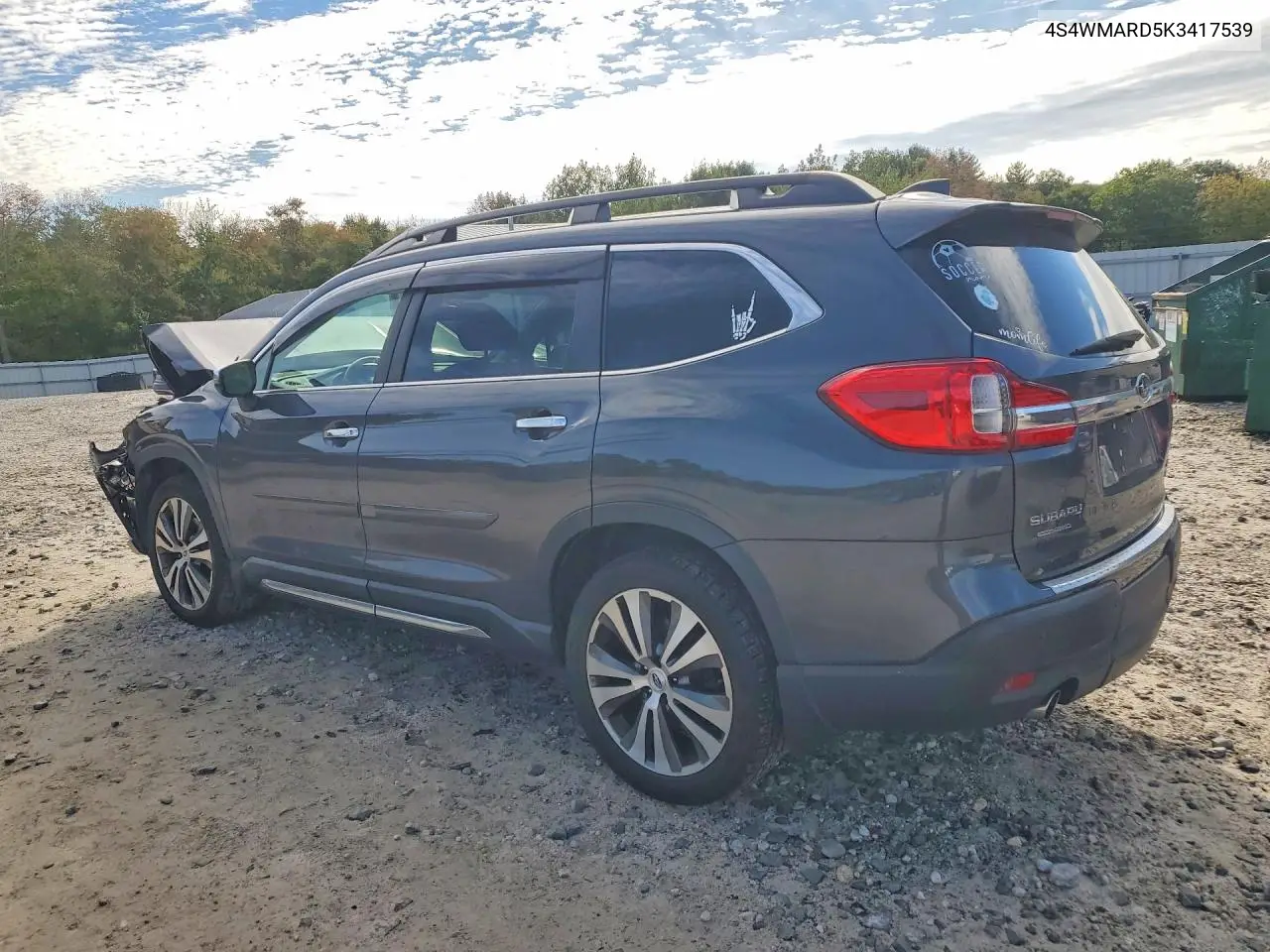 2019 SUBARU ASCENT VIN 4S4WMARD5K3417539 — фото 2
