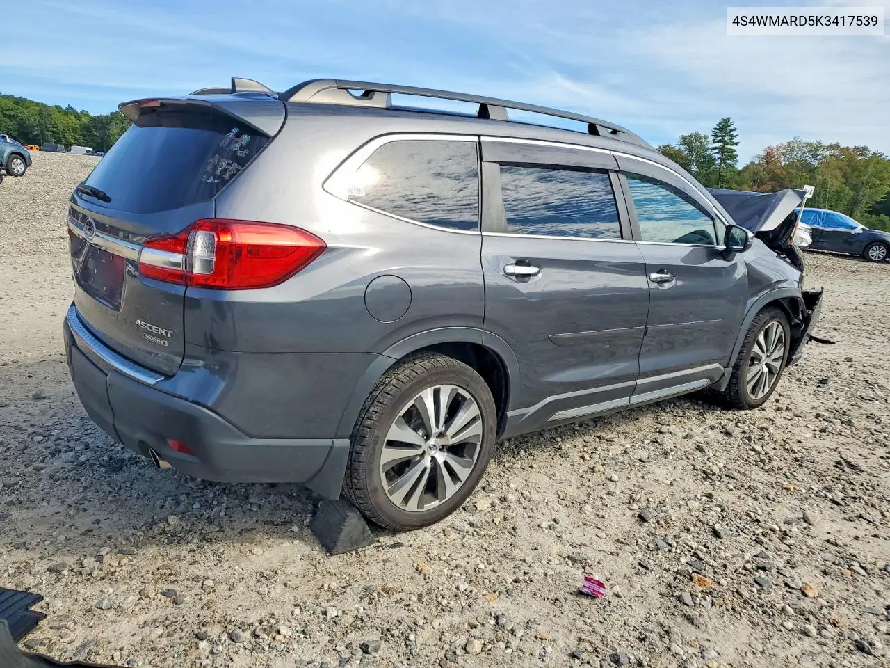 2019 SUBARU ASCENT VIN 4S4WMARD5K3417539 — фото 3