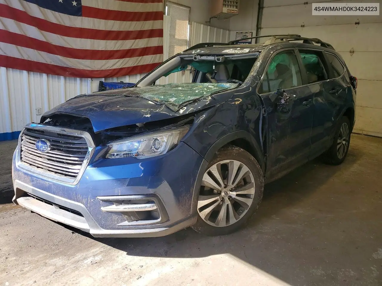 SUBARU ASCENT 2019, VIN 4S4WMAHD0K3424223
