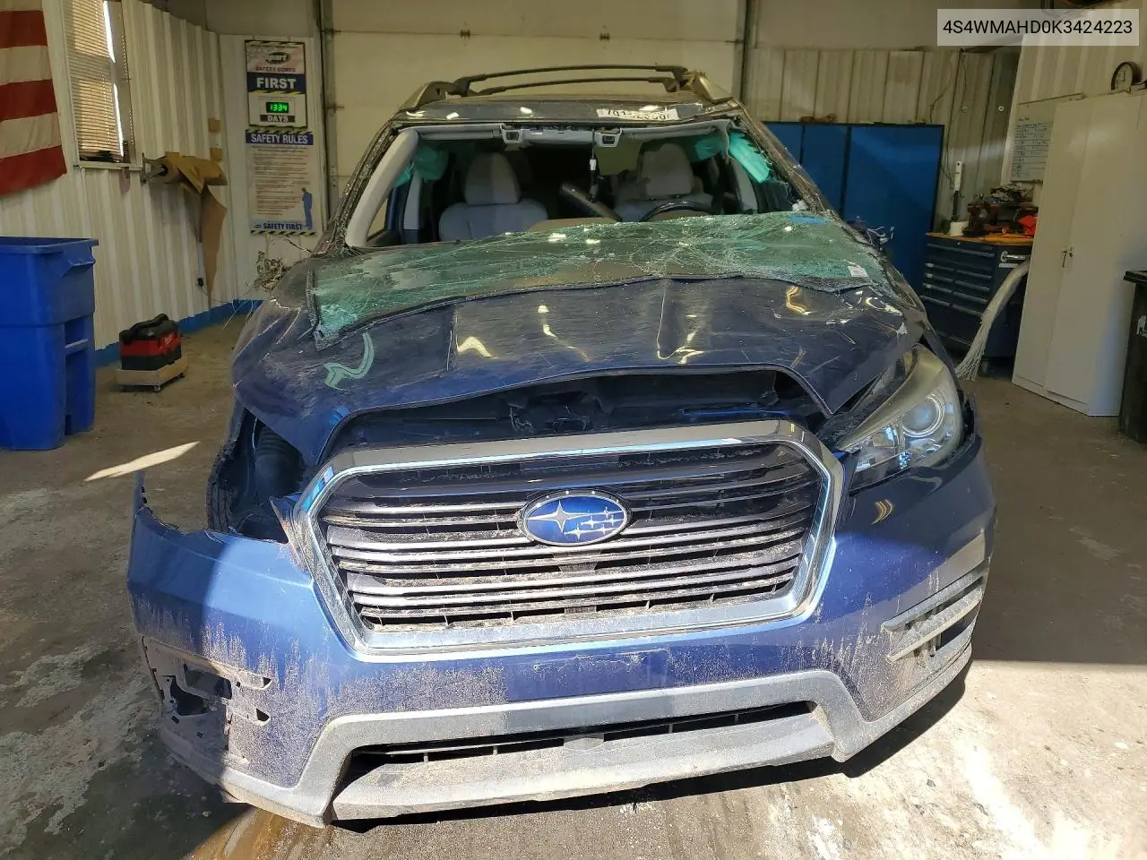 2019 SUBARU ASCENT VIN 4S4WMAHD0K3424223 — фото 5