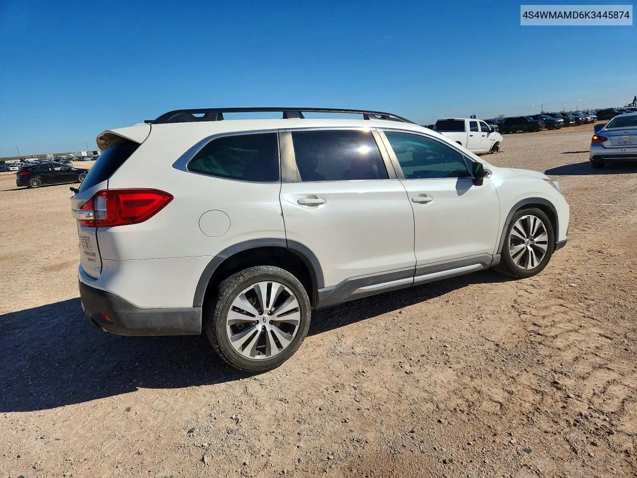 2019 SUBARU ASCENT VIN 4S4WMAMD6K3445874 — фото 5