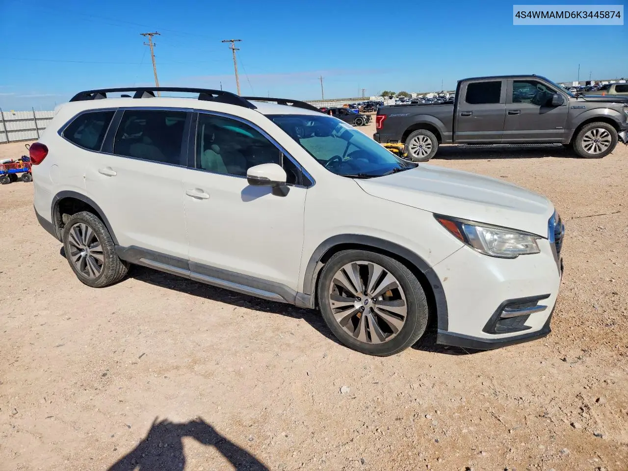 SUBARU ASCENT 2019, VIN 4S4WMAMD6K3445874