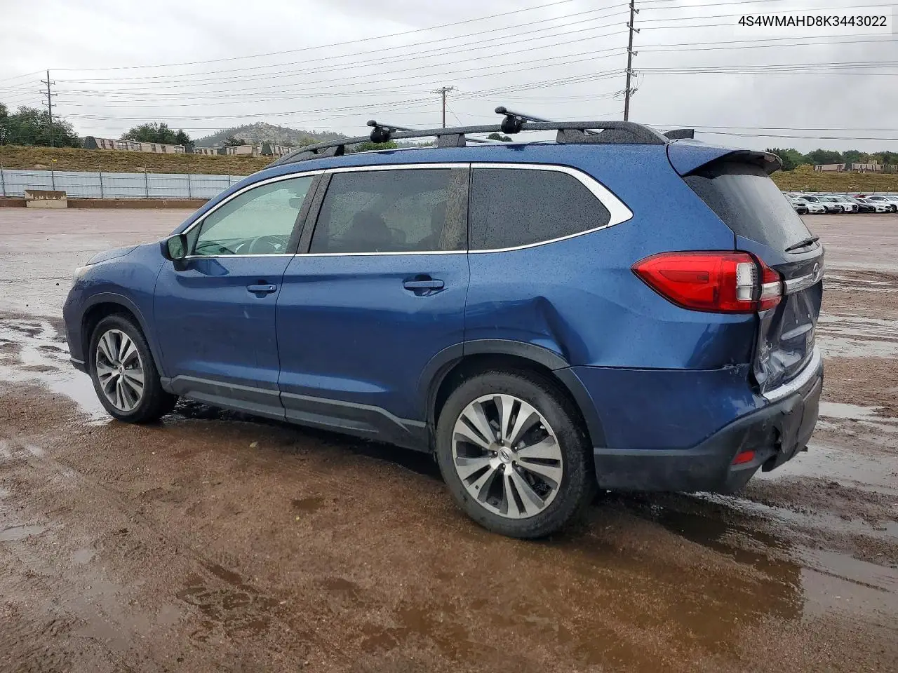 2019 SUBARU ASCENT VIN 4S4WMAHD8K3443022 — фото 2