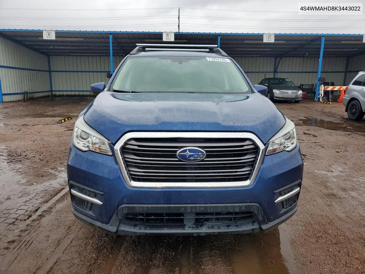 2019 SUBARU ASCENT VIN 4S4WMAHD8K3443022 — фото 5