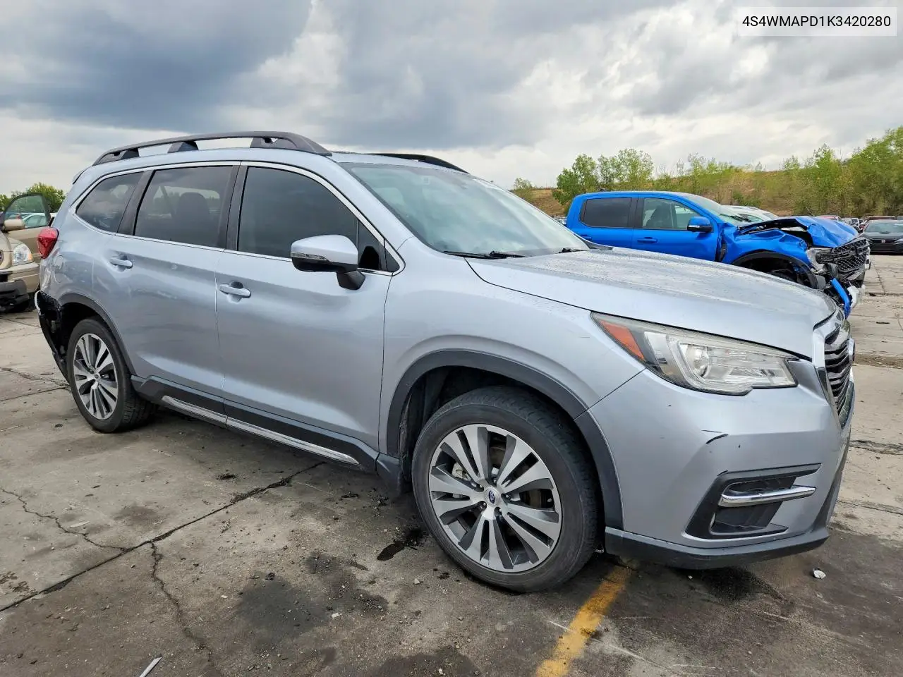 2019 SUBARU ASCENT VIN 4S4WMAPD1K3420280 — фото 4